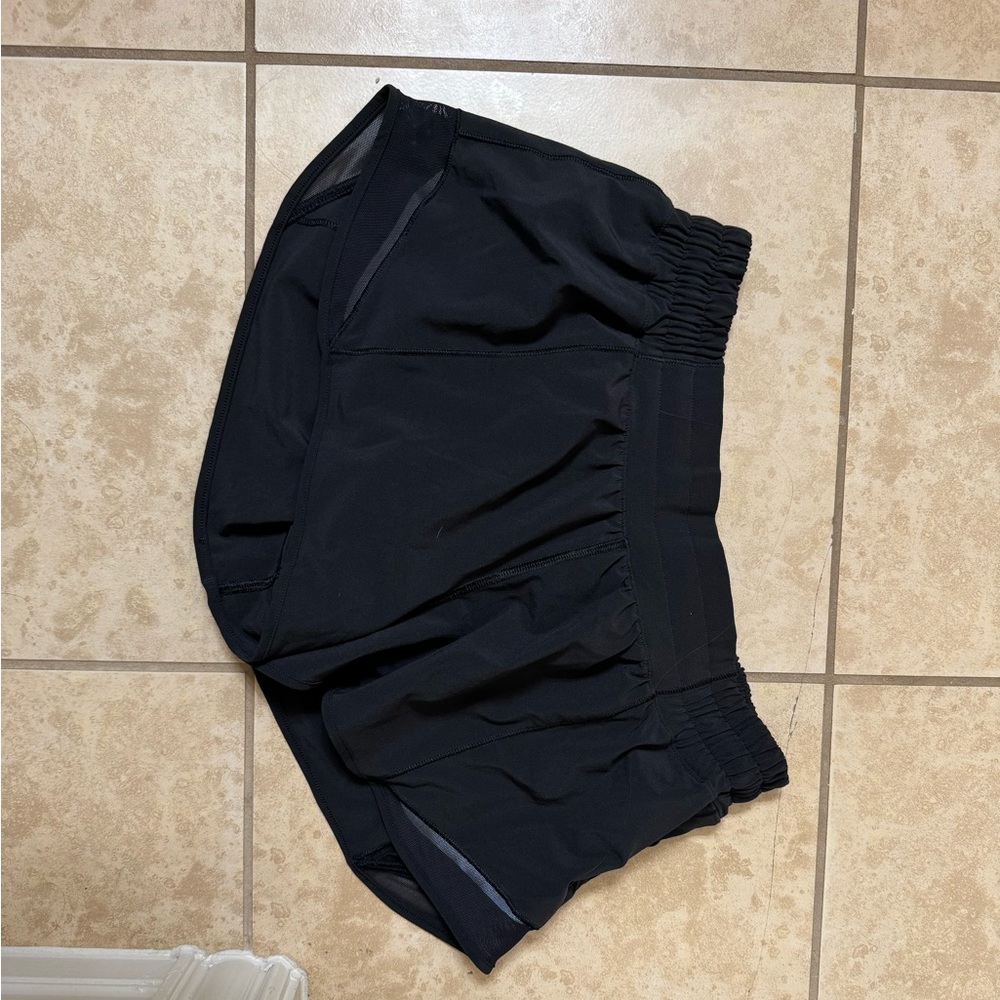 Lululemon Size 8 - 2.5 inch black shorts